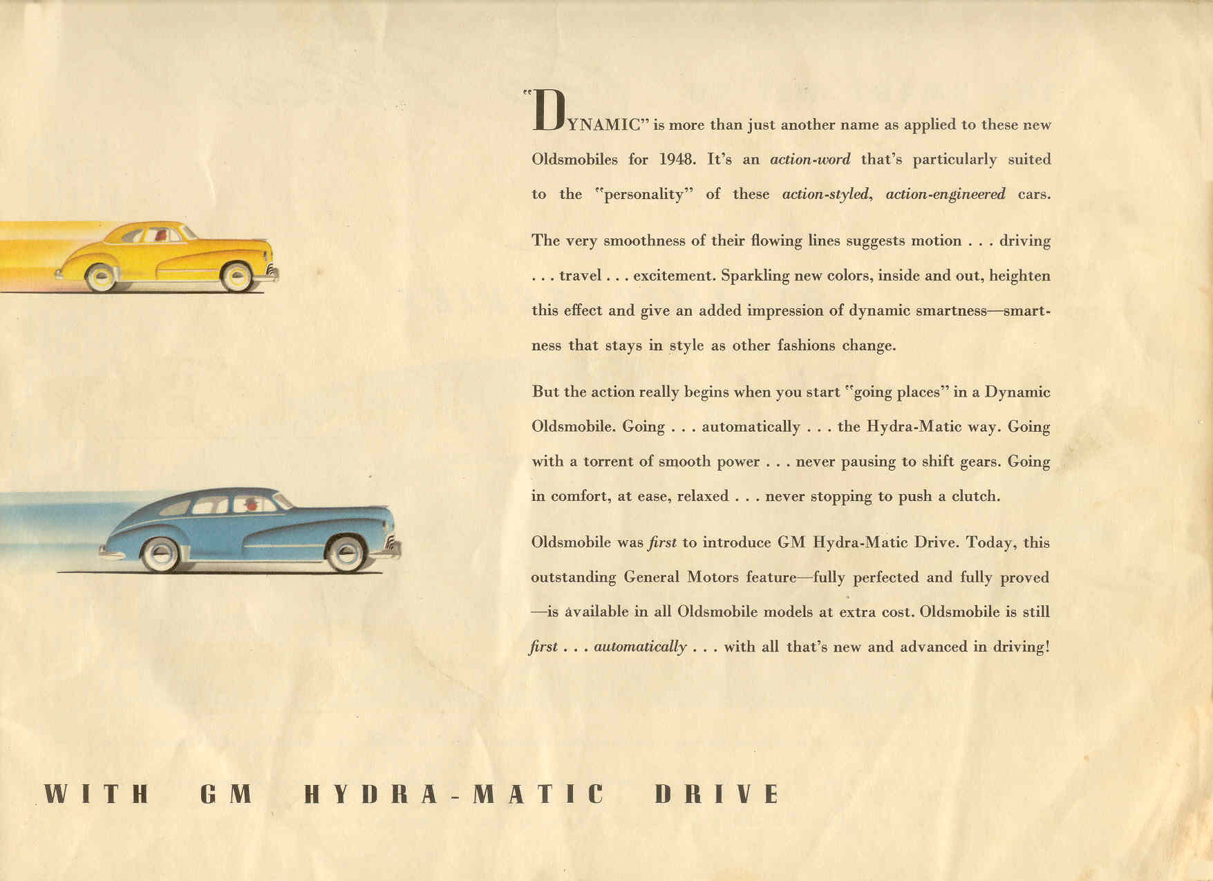 1948 Oldsmobile Dynamic Brochure Page 18